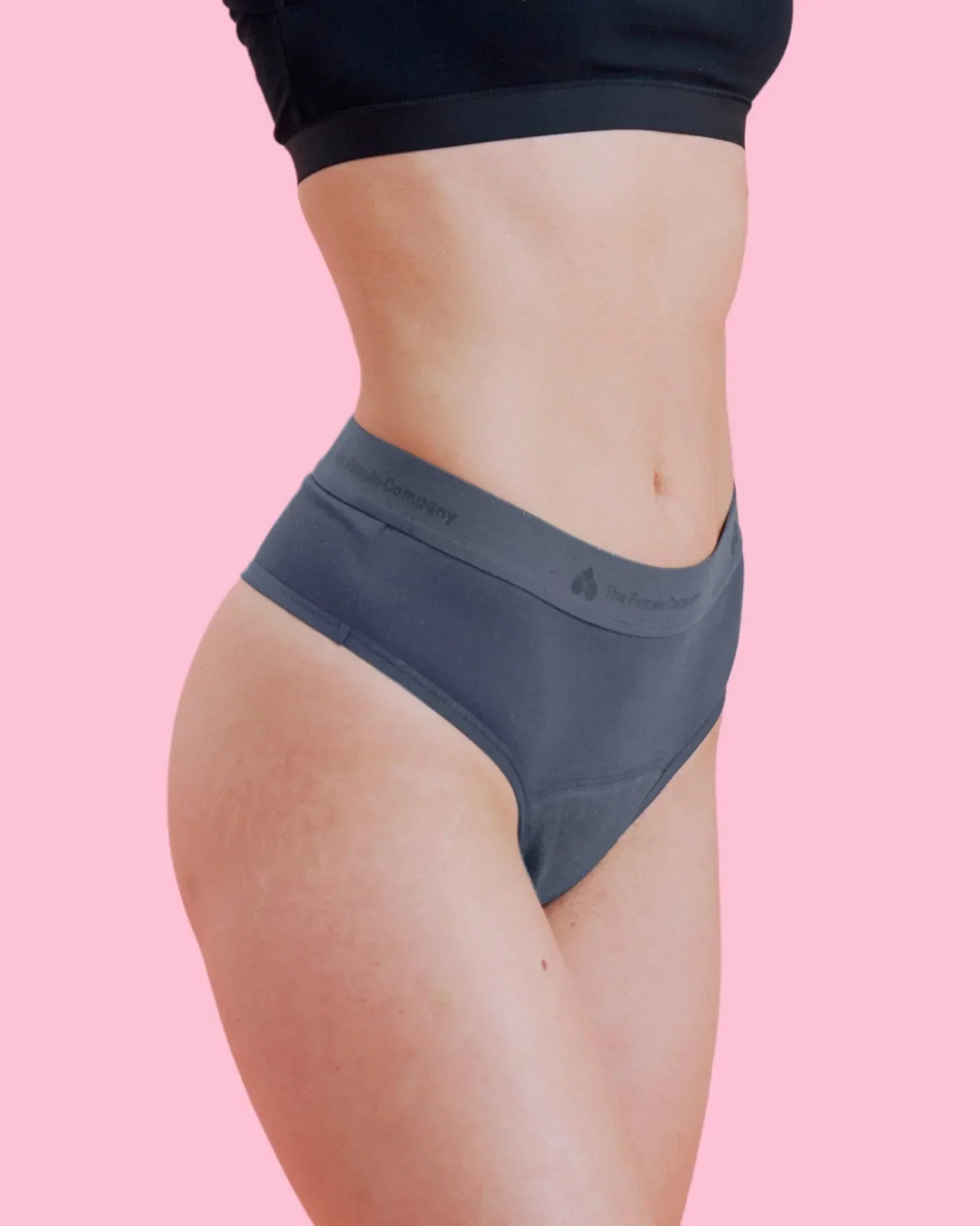 the-female-company-medium-tanga-organic-cotton-period-panty-seamless-slip-in-ant image 4