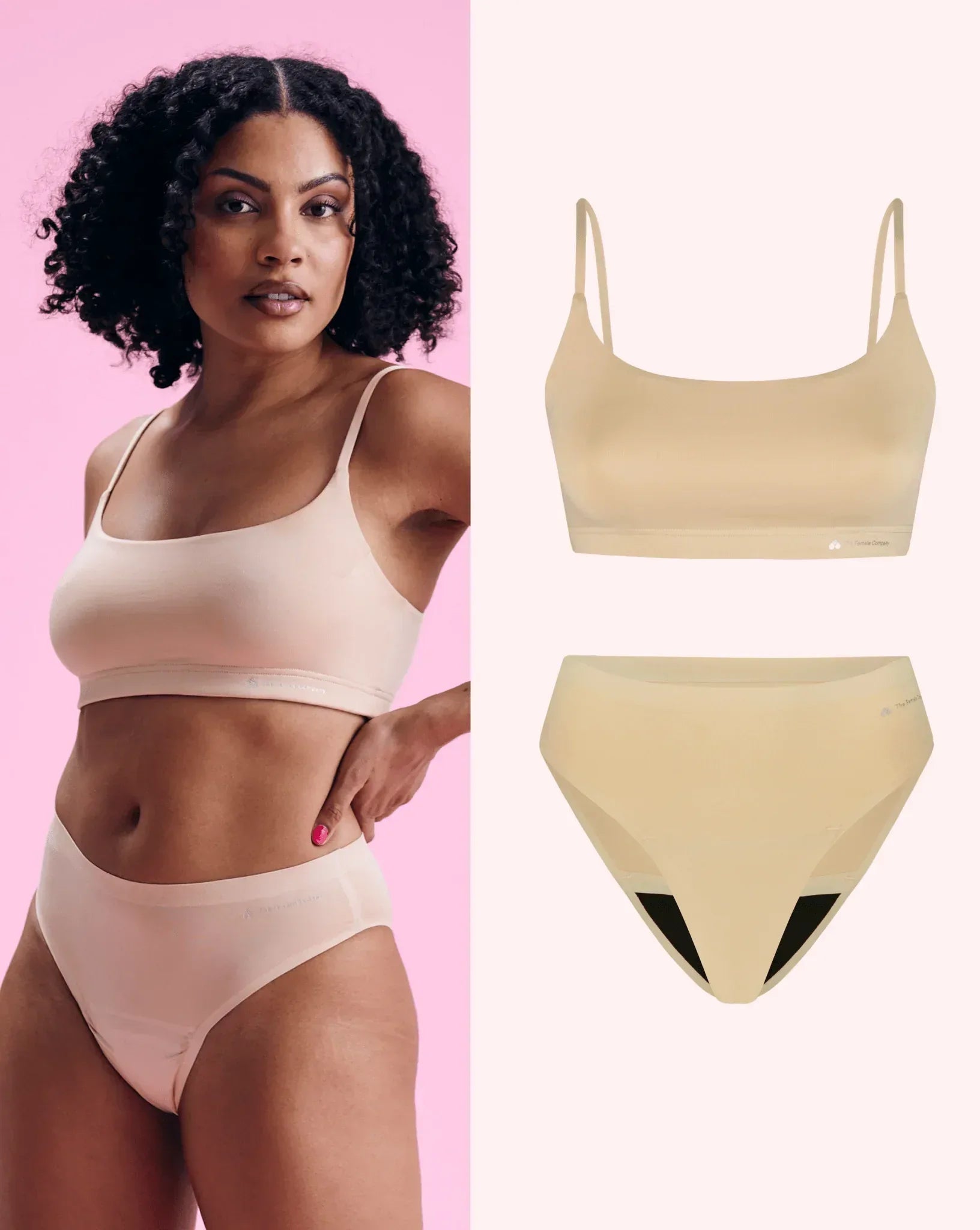 the-female-company-set-seamless-bralette-period-panty-slip-extra-strong-2 image 1