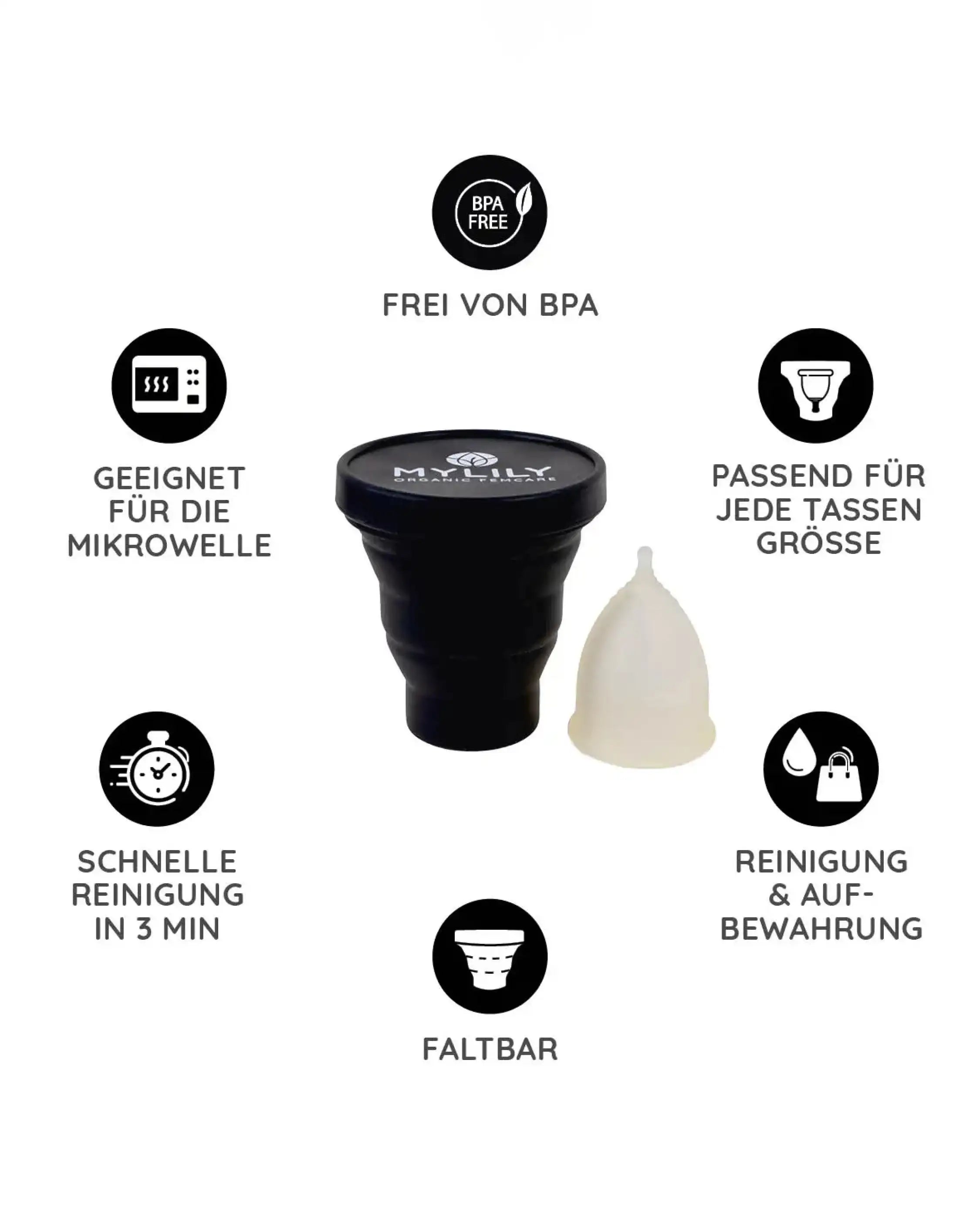 mylily-menstruationstassen-case-2-in-1-reinigung-aufbewahrung-schwarz image 2