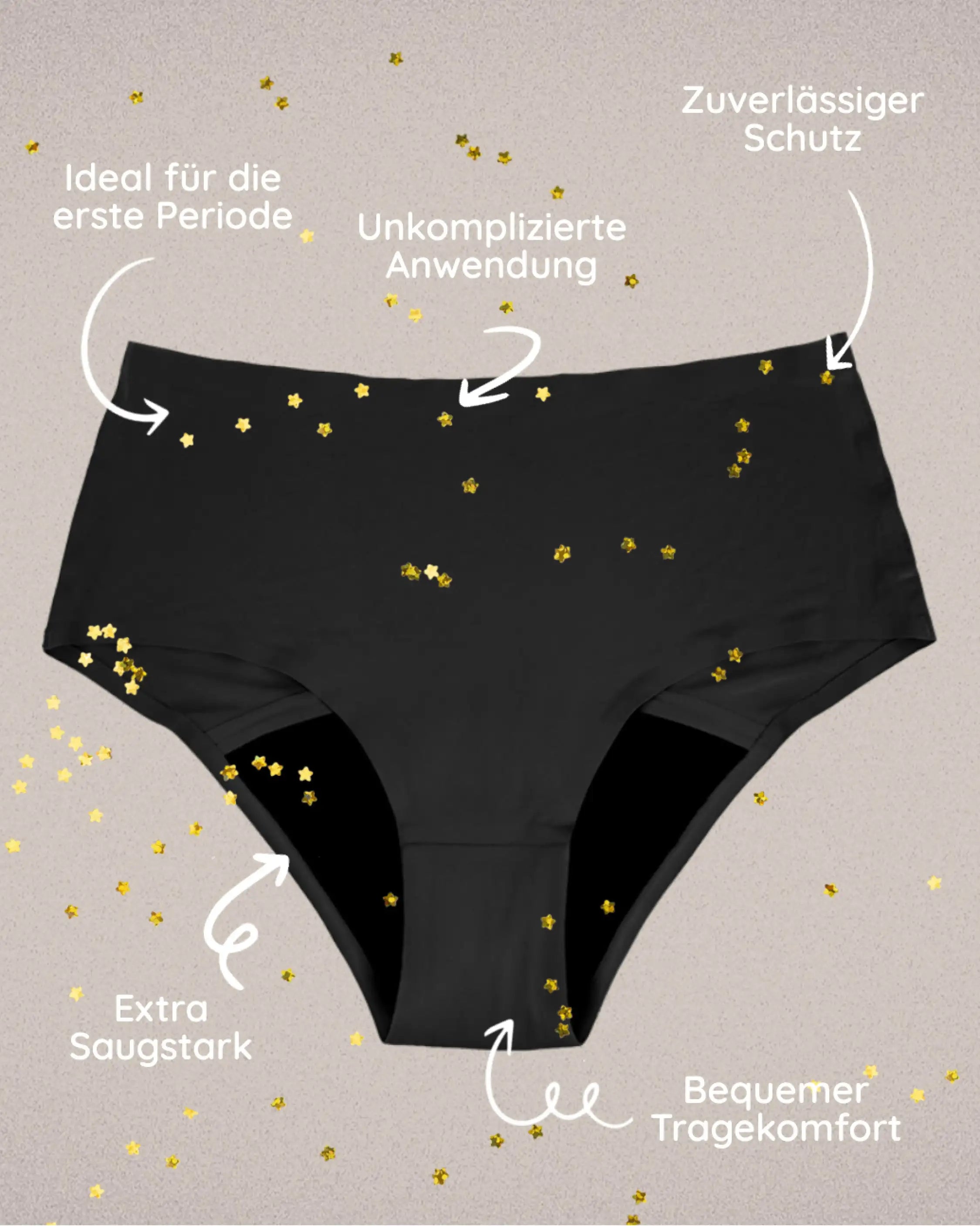 mylily-teens-high-waist-seamless-periodenunterw-sche-schwarz image 2