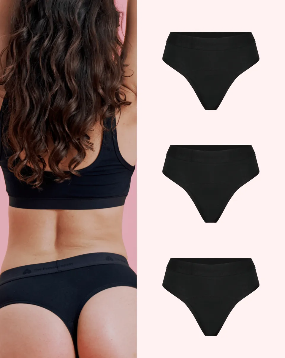 the-female-company-multipack-3x-cotton-tanga-period-panty image 1