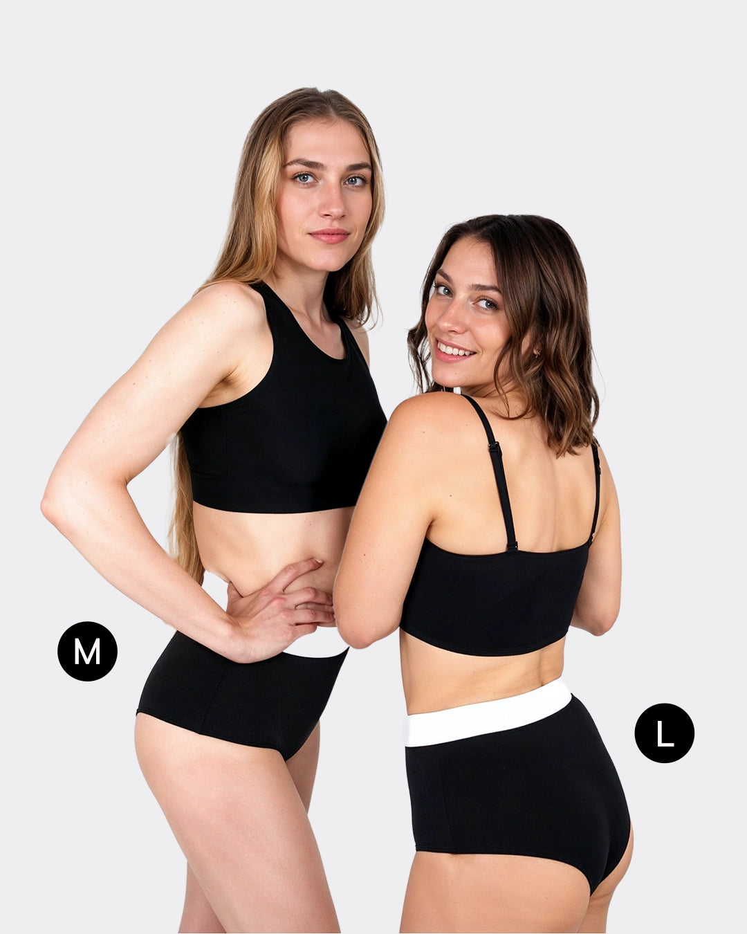 mylily-perioden-bikini-hose-high-waist-mit-bund-schwarz image 5
