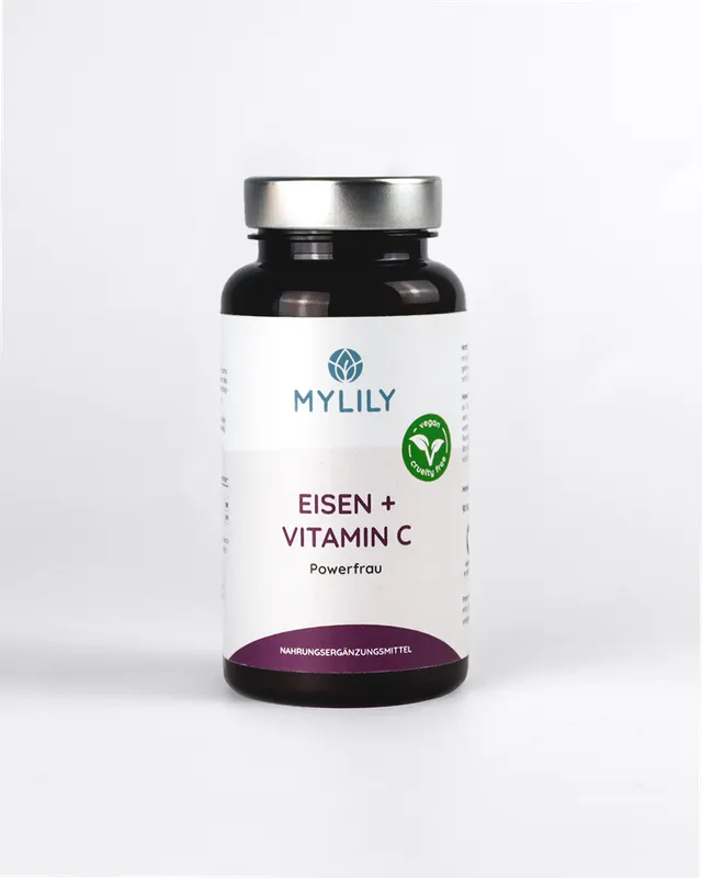 mylily-eisen-vitamin-c-powerfrau-nahrungserg-nzungskapseln image 1