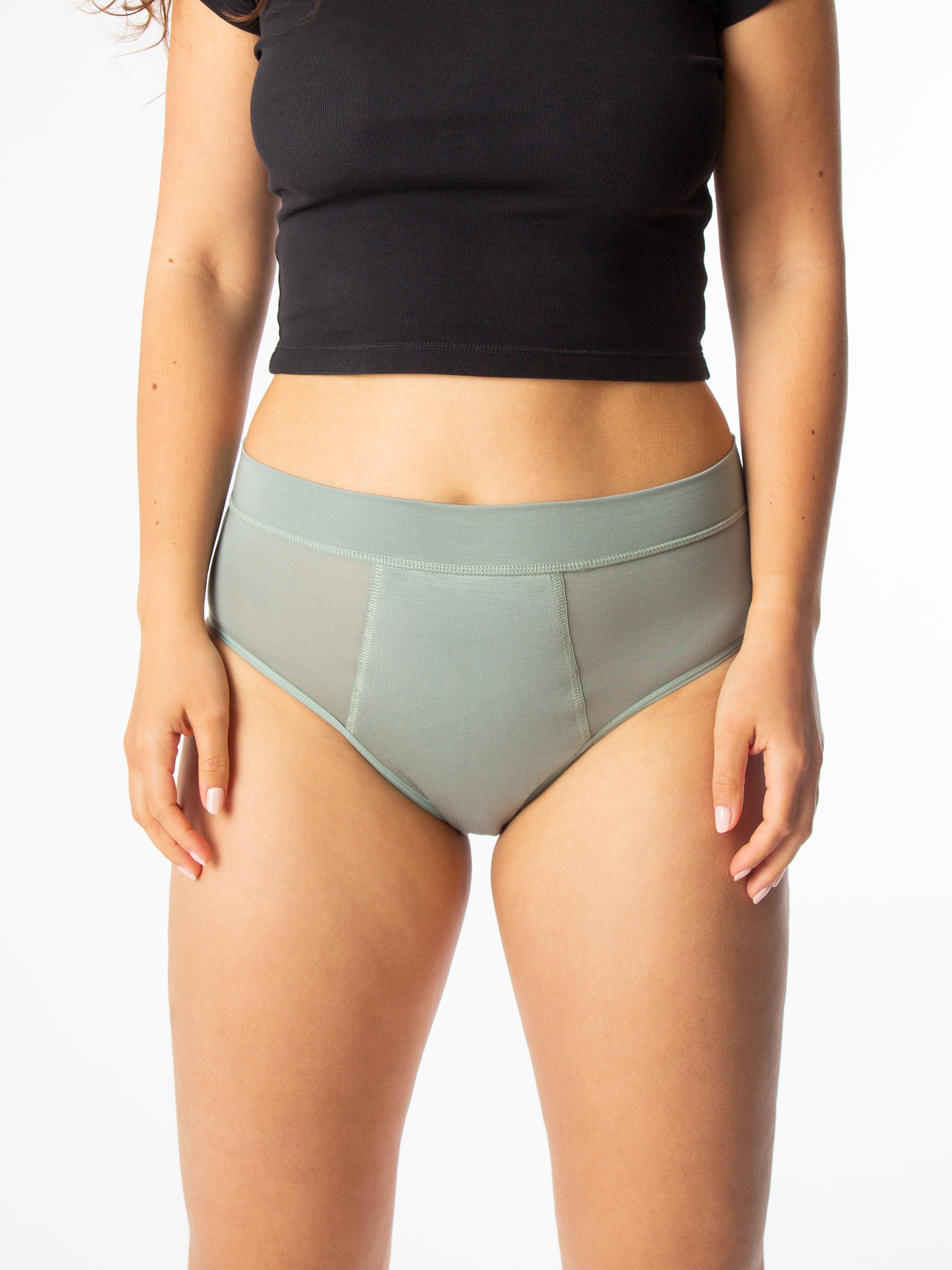 allmatters-overnight-high-waist-menstruationsunterw-sche-in-sage-green image 1