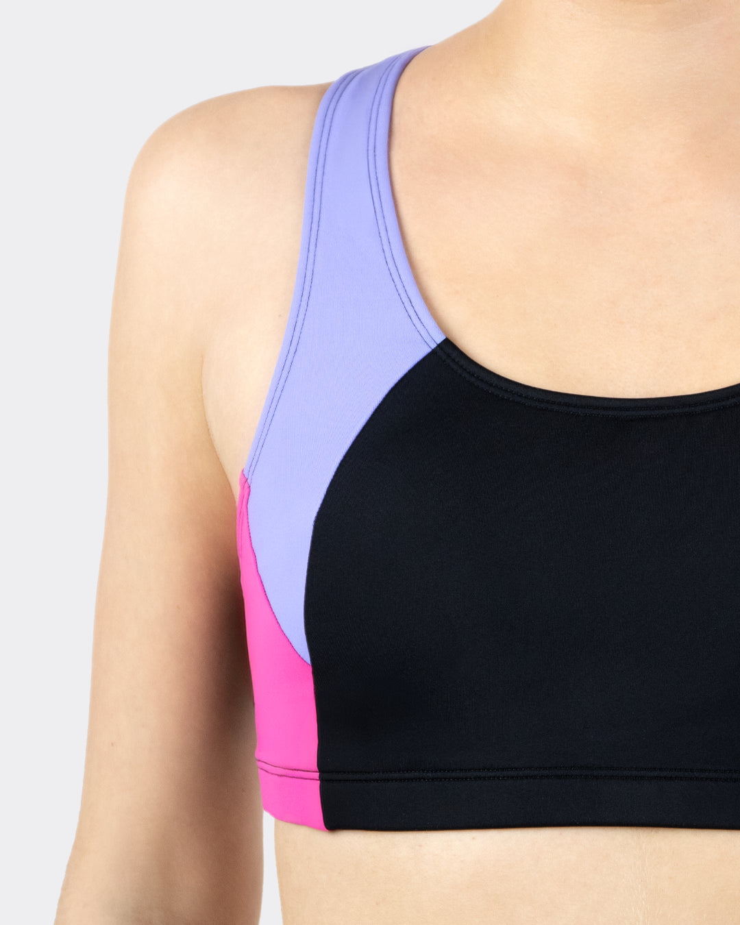 mylily-teens-bikini-oberteil-sportiv-racerback-bikini-top-lila-pink image 3
